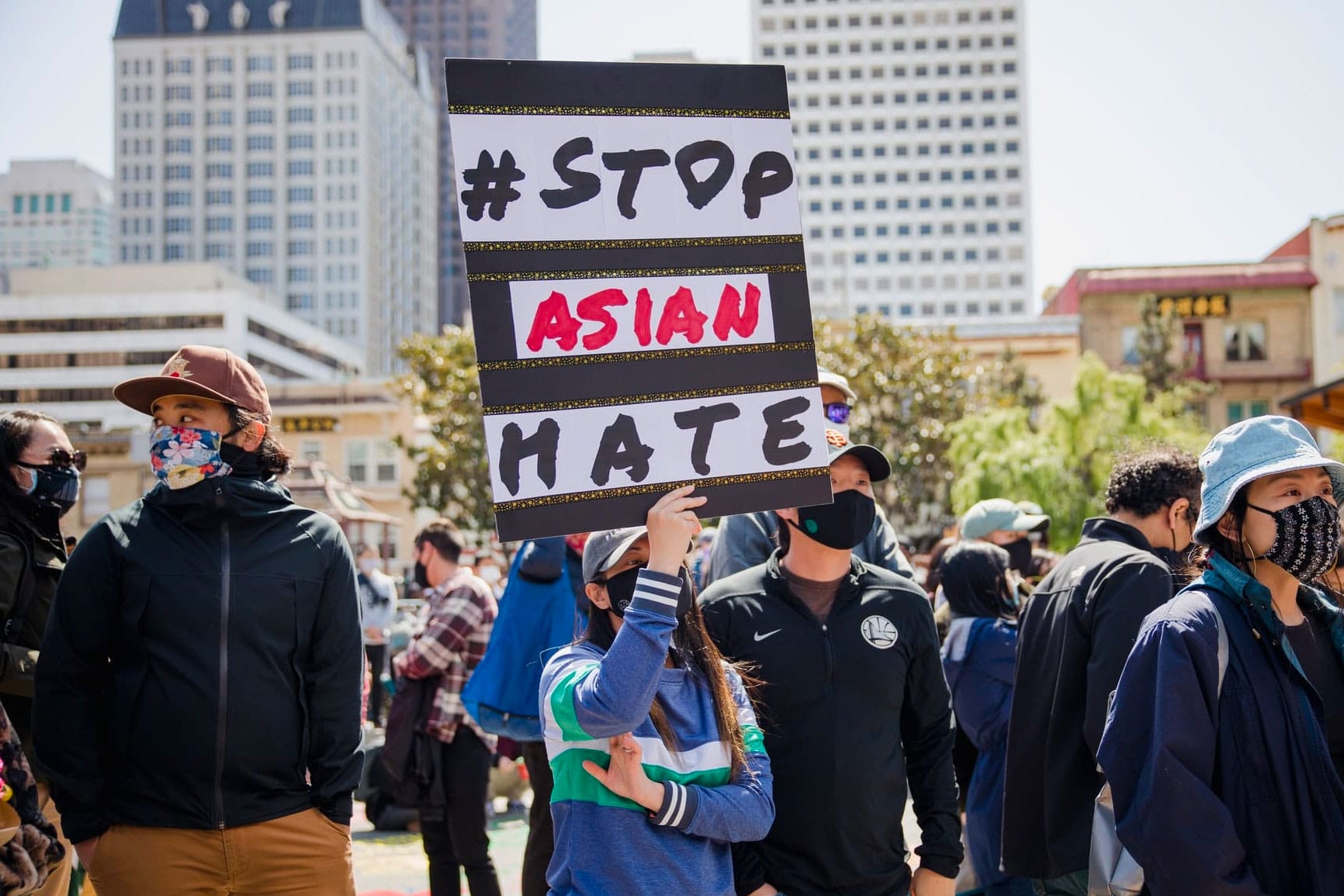 stop asian hate peaceful rally