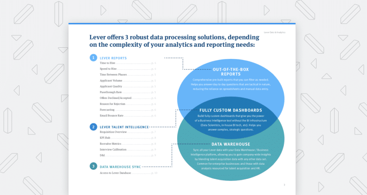 Lever Data and Analytics